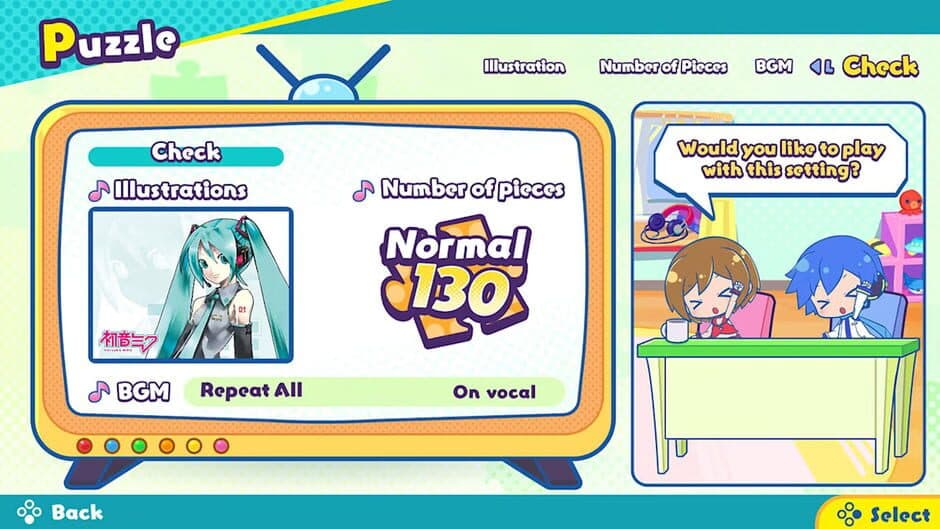 Hatsune Miku Jigsaw Puzzle screenshot 5