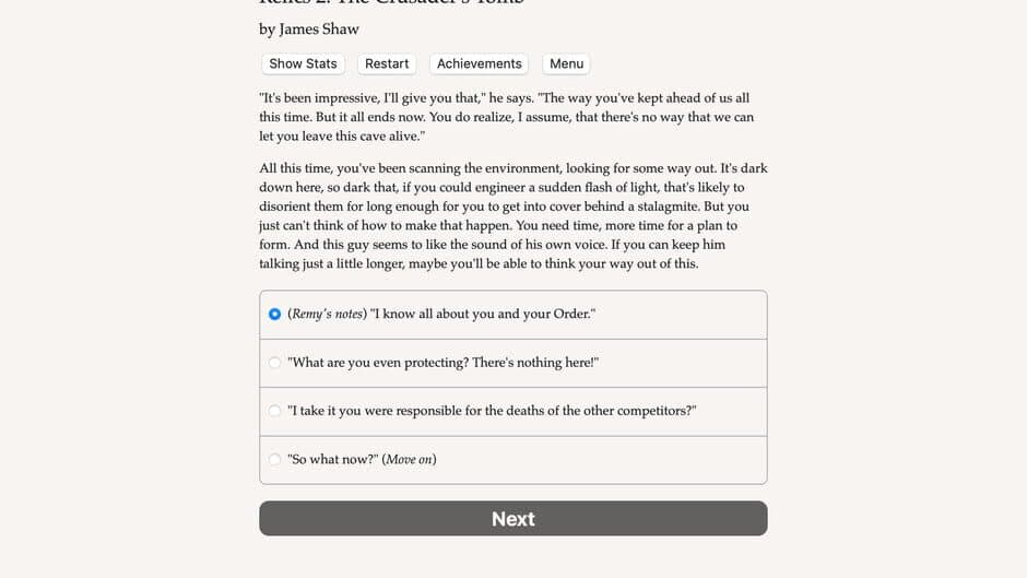 Relics 2: The Crusader's Tomb screenshot 3