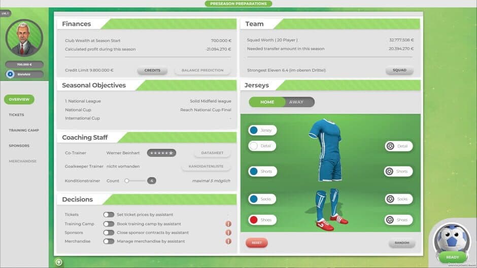 Goal!: The Club Manager screenshot 2