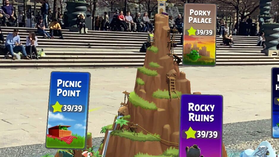 Angry Birds AR: Isle of Pigs screenshot 1