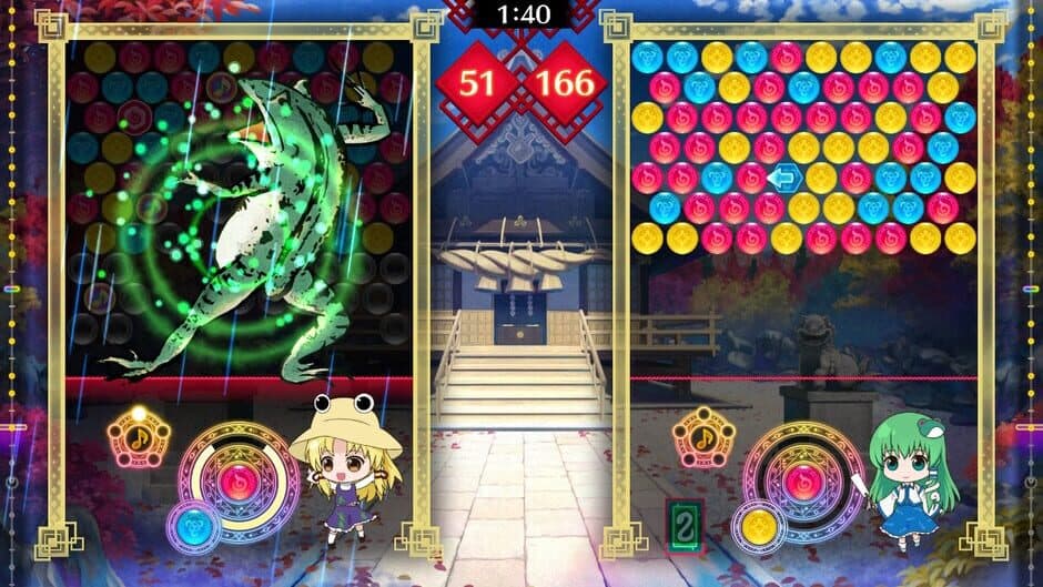 Touhou Spell Bubble: Character Pack - Suwako Moriya screenshot 2