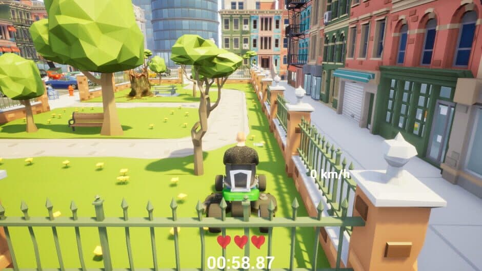 Lawnmower Game: Mortal Race screenshot 2