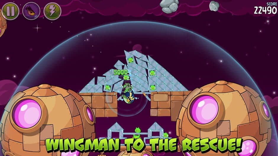 Angry Birds Space HD screenshot 1