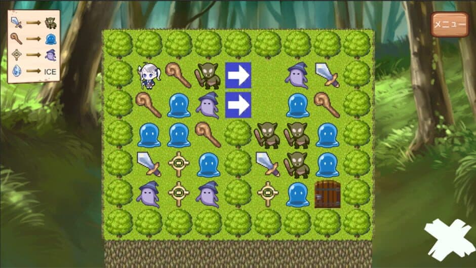 Wacha-wacha Puzzle: Neito to Norowareshi Shukufuku no Mori screenshot 2