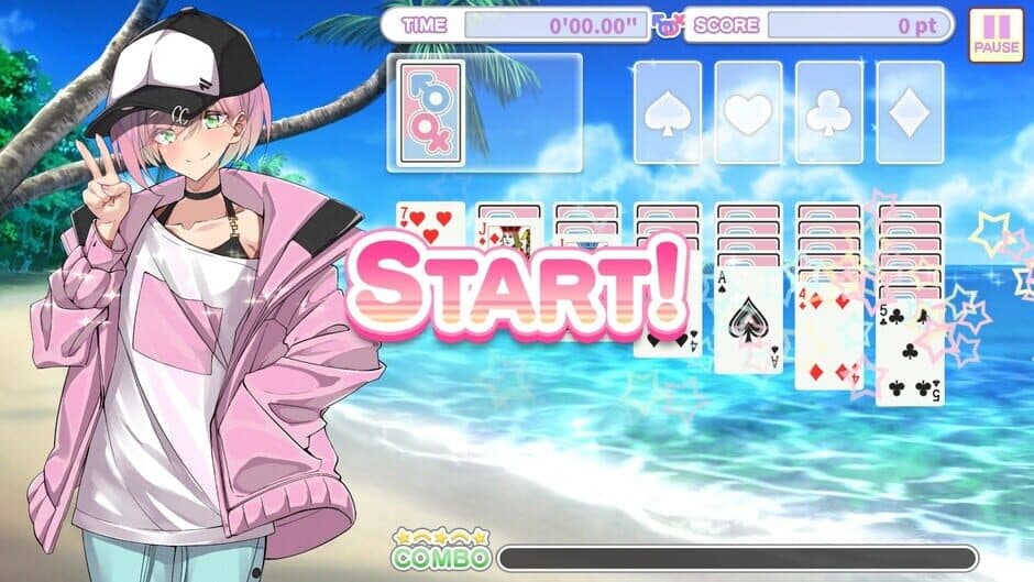 Otoko Cross: Pretty Boys Klondike Solitaire screenshot 1