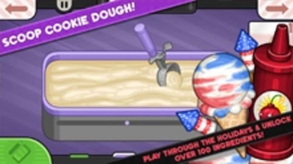 Papa's Scooperia to Go! screenshot 1