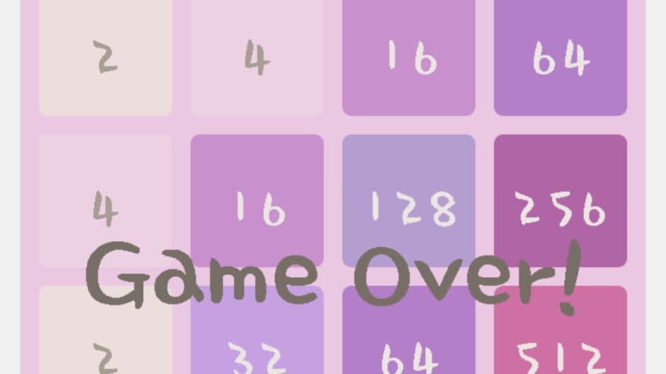 Pink 2048 screenshot 3