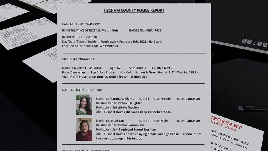 Case Files: The Death of Paulette Williams screenshot 5