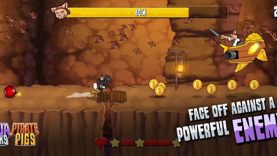 Ninja Ducks vs Pirate Pigs screenshot 3
