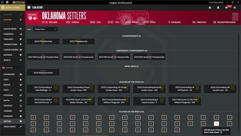 Draft Day Sports: College Football 2023 screenshot 1