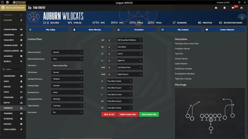 Draft Day Sports: College Football 2023 screenshot 2