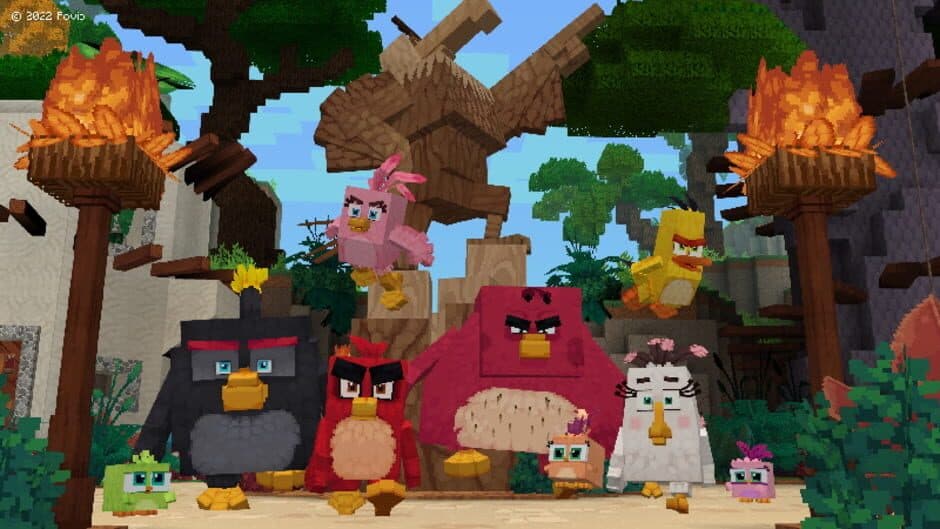 Minecraft: Angry Birds screenshot 2