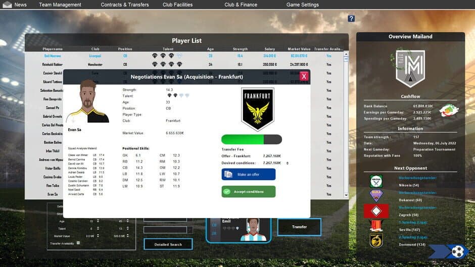 European Football Dynasty 2023 screenshot 3