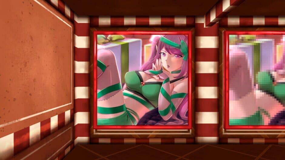 Elves Christmas Hentai Puzzle screenshot 1