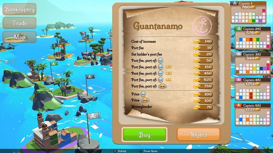 Piratepoly Gold: Caribbean Treasure screenshot 4
