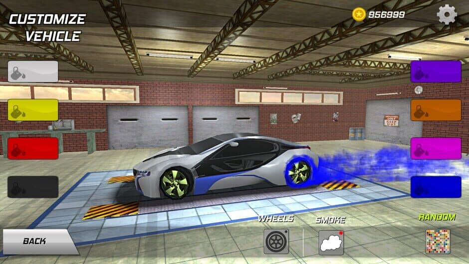 Drift racing car screenshot 1