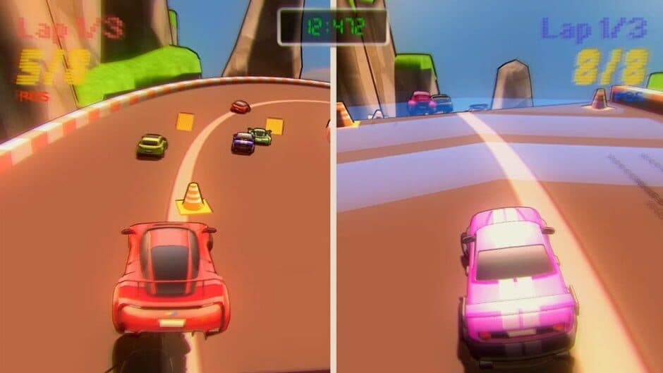 Car+ Toon Race: Rally Valley Champion screenshot 1