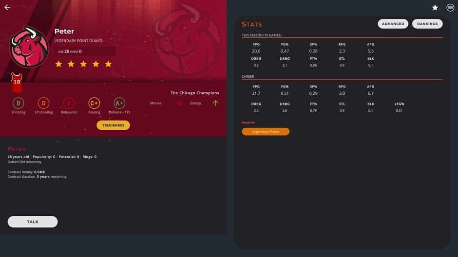 Astonishing Basketball Manager screenshot 2