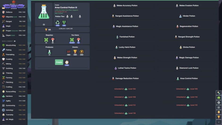 Melvor Idle: Throne of the Herald screenshot 5