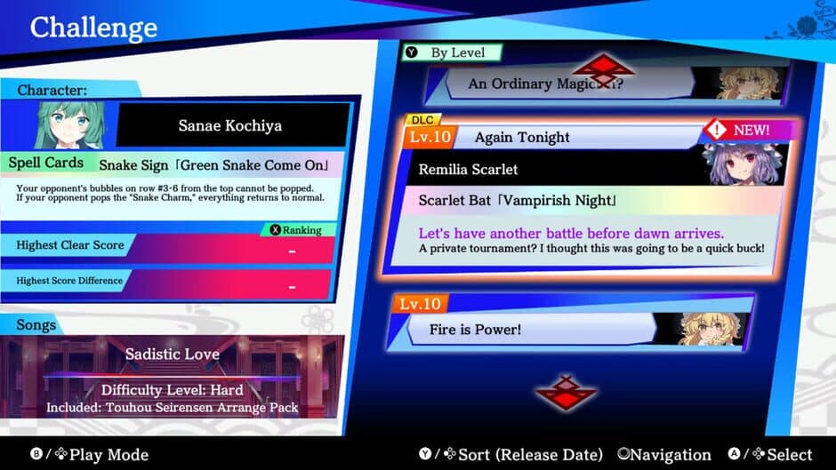 Touhou Spell Bubble: Touhou Seirensen Arrangements Pack screenshot 4