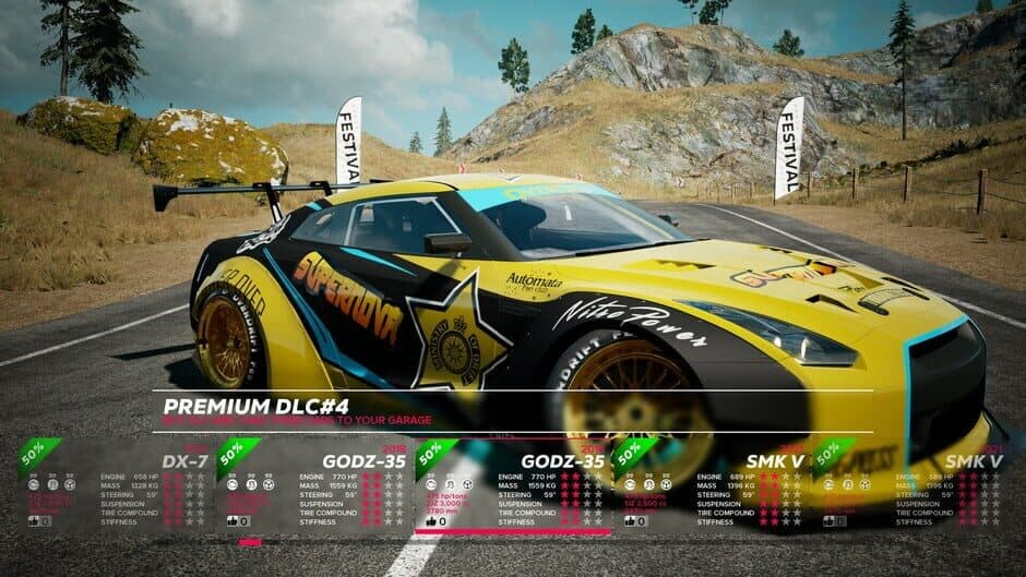 OverDrift Festival: Premium Cars Pack#4 screenshot 4