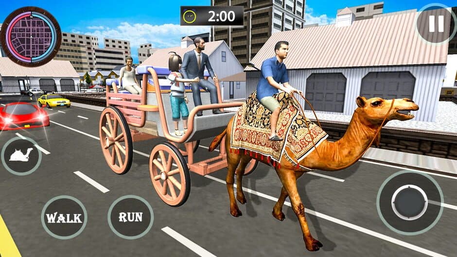 Passenger Camel Taxi Driving screenshot 2