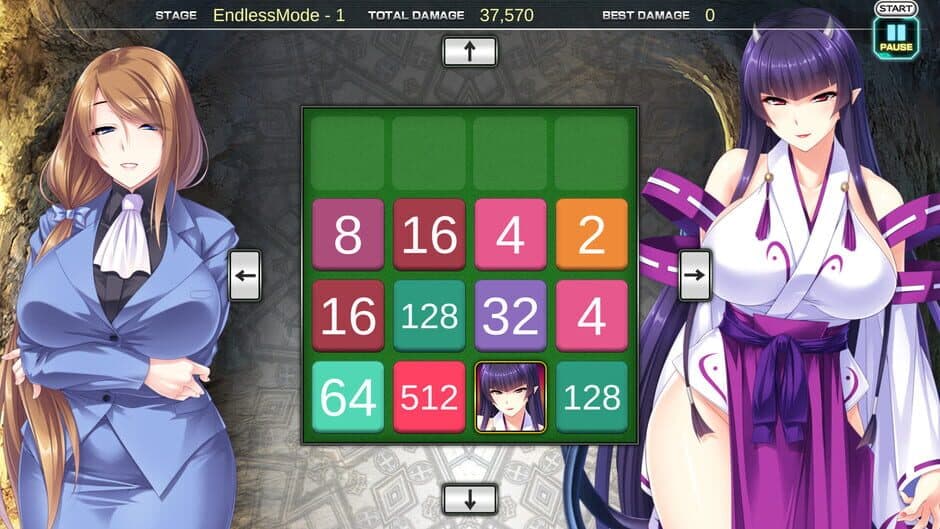 Pretty Girls 2048 Strike screenshot 4