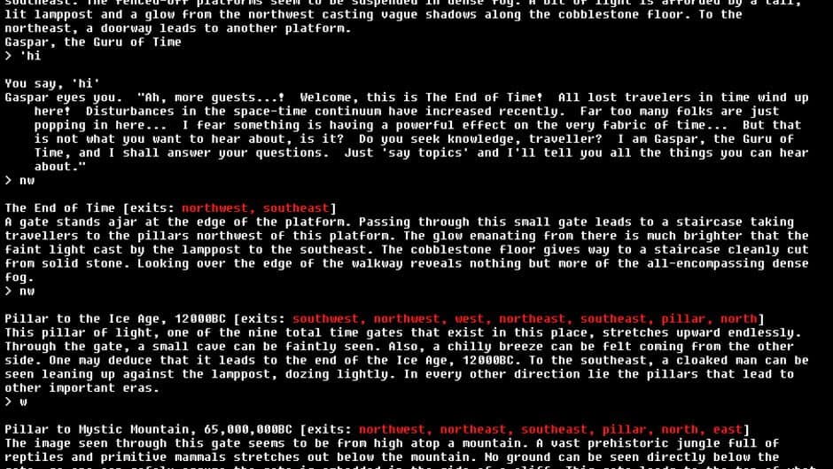 The Unofficial Squaresoft MUD screenshot 1