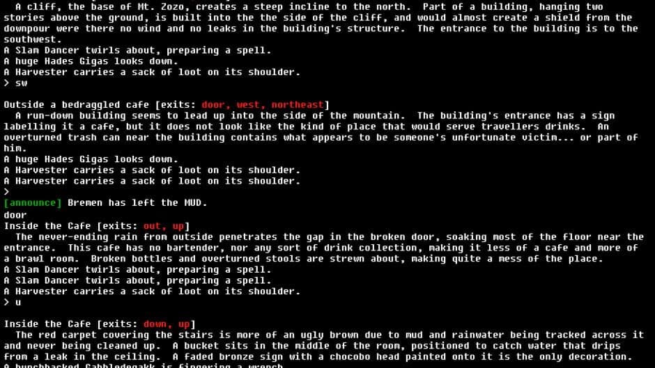 The Unofficial Squaresoft MUD screenshot 4