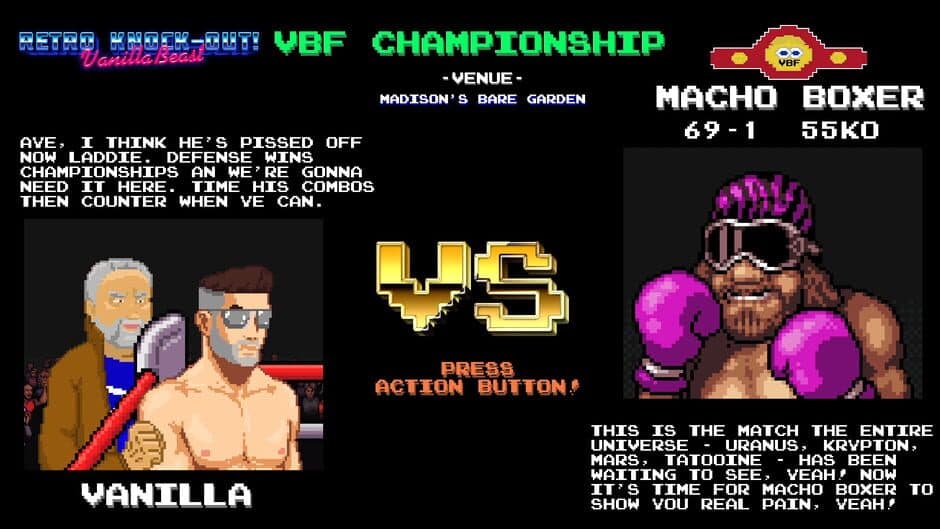 VanillaBeast: Retro Knock-Out! screenshot 4