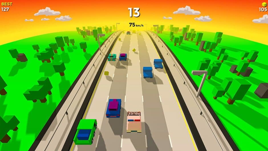 Supreme Car Race on Highway Simulator: Ultimate Driving Games Poly Experience screenshot 4