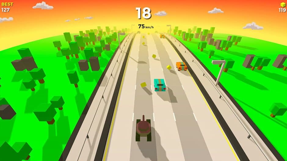Supreme Car Race on Highway Simulator: Ultimate Driving Games Poly Experience screenshot 5