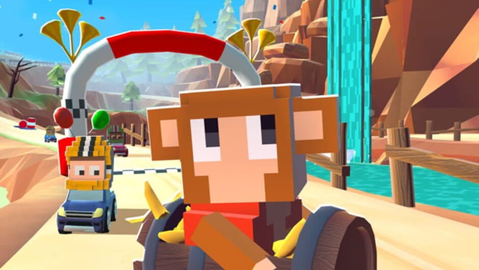 Blocky Racer screenshot 1