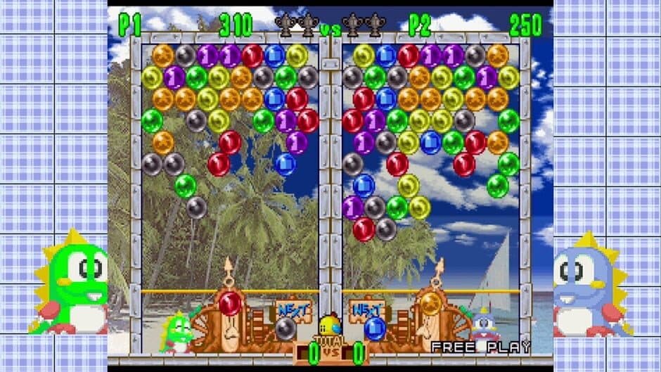 Puzzle Bobble 2X/Bust-A-Move 2: Arcade Edition & Puzzle Bobble 3/Bust-A-Move 3: S-Tribute screenshot 5