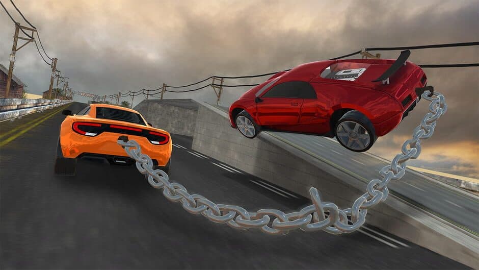 Chain Car Stunt Simulator: 3D Extreme Highway Car Driving Games screenshot 6