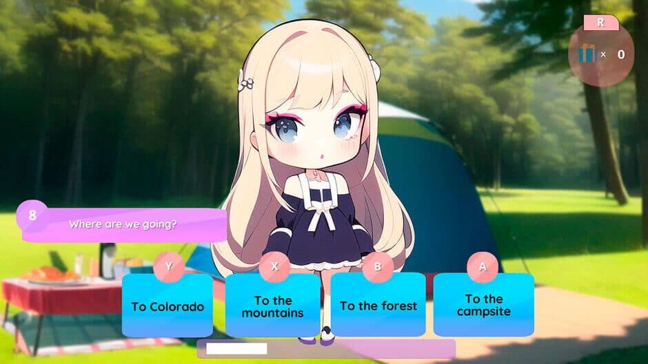 Anime Girls: Camping Trip screenshot 1