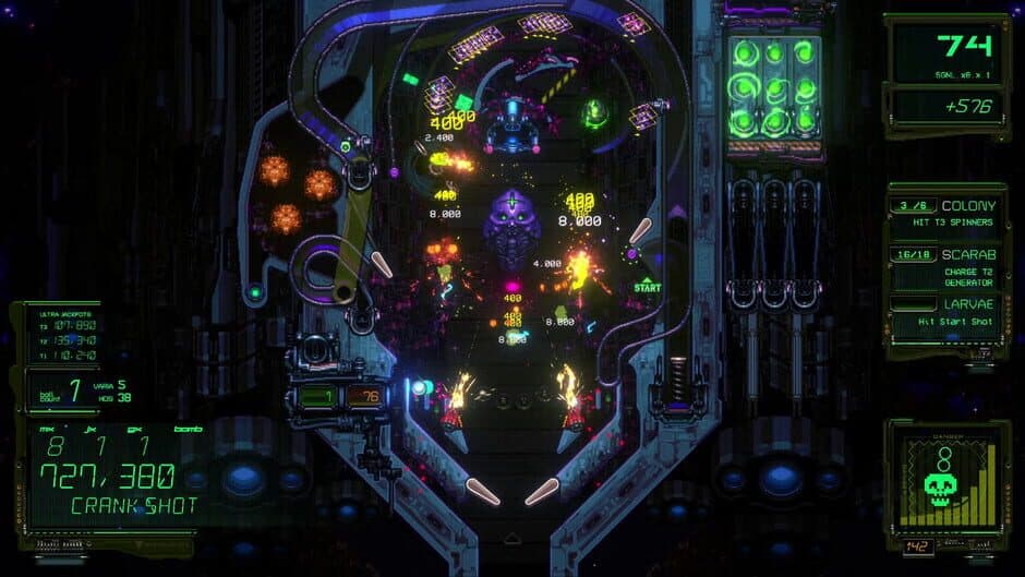 Xenotilt: Hostile Pinball Action screenshot 5