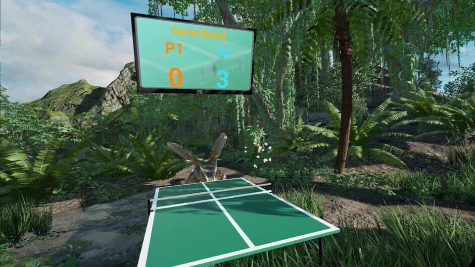 VR Dinosaur Pingpong screenshot 3