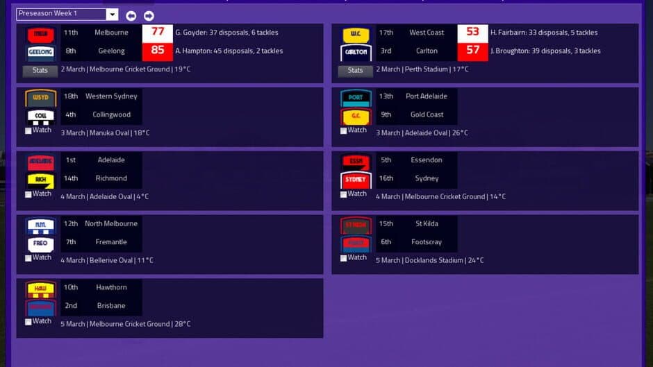 Australian Football Coach 2023 screenshot 2