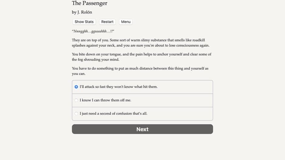 The Passenger screenshot 1