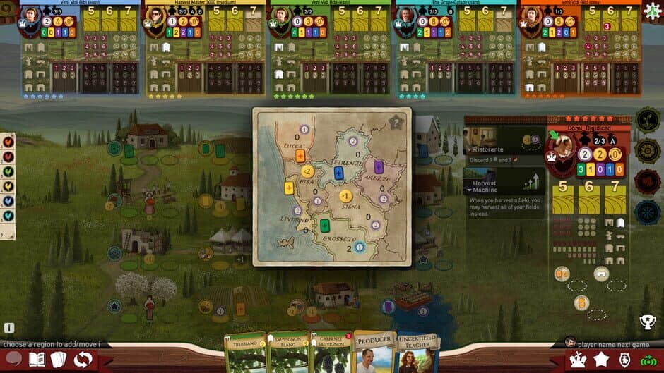 Viticulture: Essential Edition - Tuscany Expansion screenshot 4