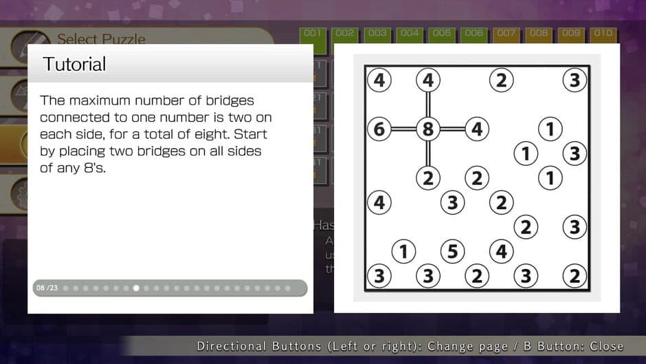 Puzzle by Nikoli S Hashiwokakero screenshot 5