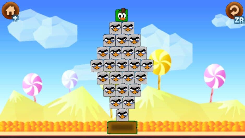 Red Bird Adventure: Classic Physics Puzzle screenshot 1