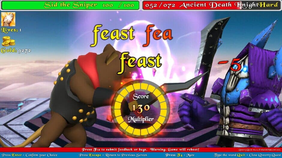 Qwerty Quest screenshot 2