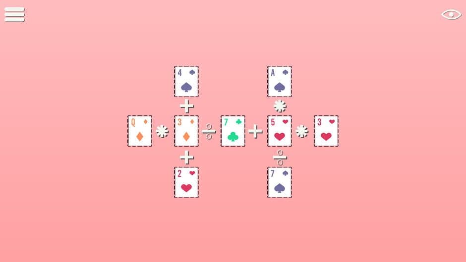 BlackJack Math Cross Numbers screenshot 2