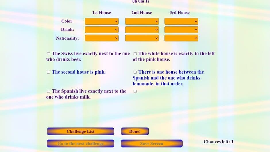 Zebra Logic Master screenshot 1