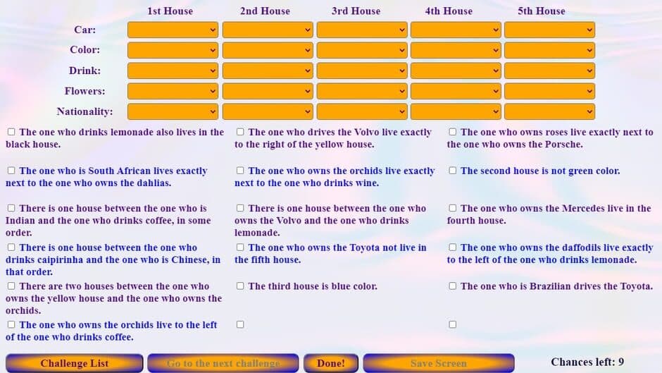 Zebra Logic Master screenshot 3