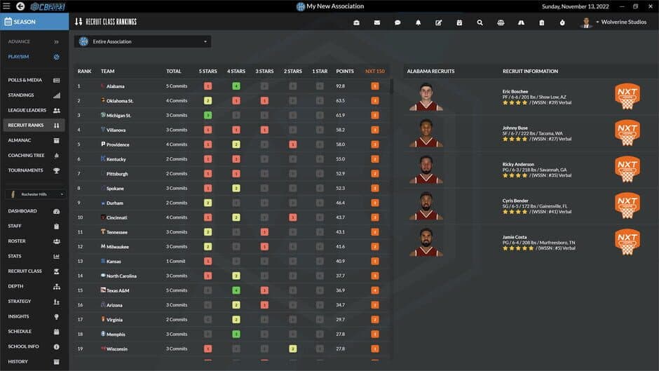 Draft Day Sports: College Basketball 2023 screenshot 2