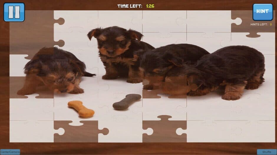 Bepuzzled Puppy Dog Jigsaw Puzzle screenshot 2