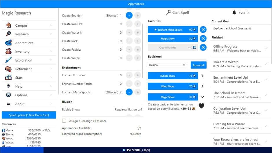 Magic Research screenshot 1